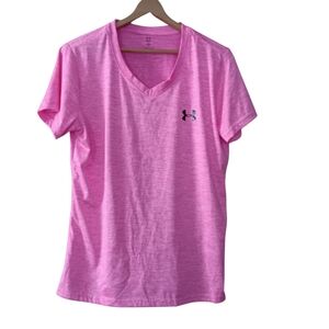 Under Armour Women's Bright Pink Short Sleeve Tee